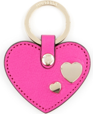 MULBERRY Heart leather key ring