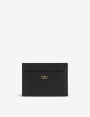 MULBERRY: Grained leather card holder