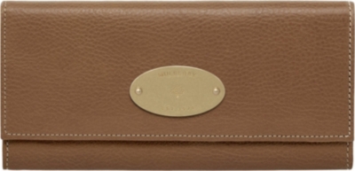 MULBERRY Natural leather continental wallet