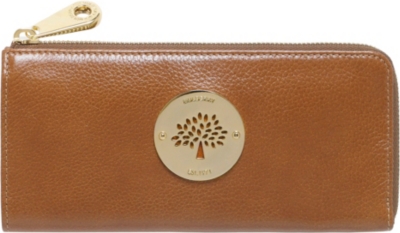 MULBERRY Daria leather wallet (Oak