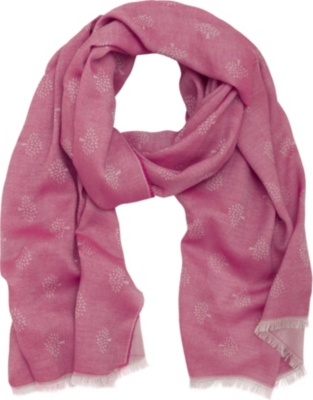 MULBERRY Tamara superfine cotton scarf