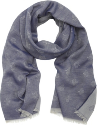 MULBERRY Tamara superfine cotton scarf