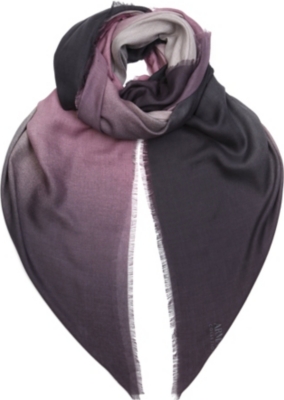 ARMANI COLLEZIONI Ombré modal scarf