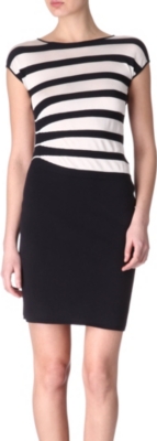 ARMANI COLLEZIONI Knitted striped dress