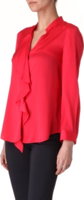 ARMANI COLLEZIONI Silk ruffle shirt