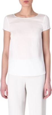 ARMANI COLLEZIONI Silk t-shirt