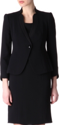 ARMANI COLLEZIONI Crepe blazer