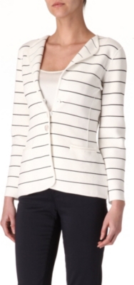 ARMANI COLLEZIONI Striped knitted blazer