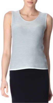 ARMANI COLLEZIONI Sleeveless knitted top
