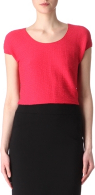 ARMANI COLLEZIONI Scoop-neck top