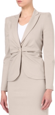 ARMANI COLLEZIONI Gathered jacket