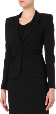 ARMANI COLLEZIONI Gathered jacket