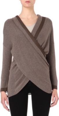 ARMANI COLLEZIONI Cross-front jumper
