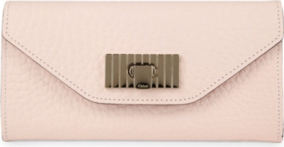 CHLOE Sally pebbled leather wallet