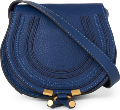 CHLOE Marcie small saddle bag (Royal
