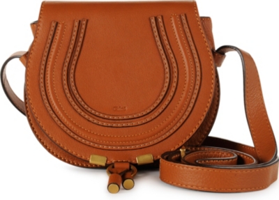 CHLOE Marcie small saddle bag (Tan