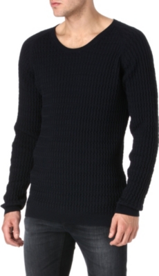 TIGER OF SWEDEN Alanzo cable-knit jumper