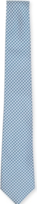 TIGER OF SWEDEN Diso gingham silk tie