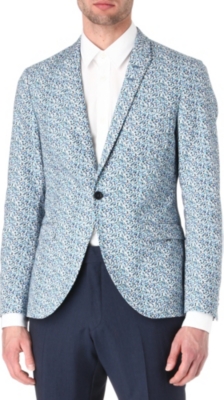TIGER OF SWEDEN Evert printed blazer