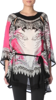 ROBERTO CAVALLI Silk kaftan