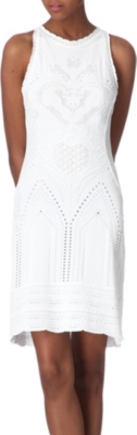ROBERTO CAVALLI Knitted pointelle dress