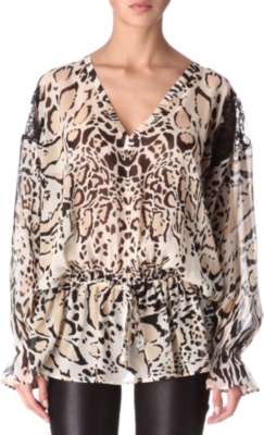 ROBERTO CAVALLI Animal-print kaftan