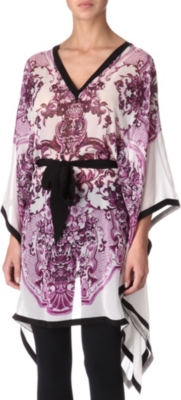 ROBERTO CAVALLI Printed silk kaftan