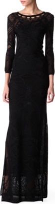ROBERTO CAVALLI Crochet-knit maxi dress