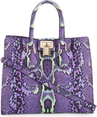 ROBERTO CAVALLI Florence snake-print tote
