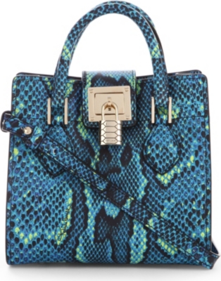 ROBERTO CAVALLI Florence snake-print leather tote