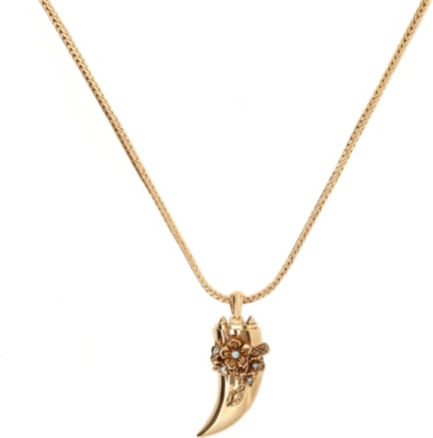 ROBERTO CAVALLI Tooth flower necklace