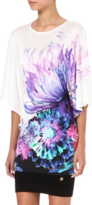 ROBERTO CAVALLI Floral kaftan dress