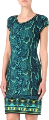 ROBERTO CAVALLI Knitted python dress