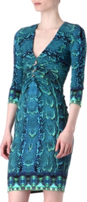 ROBERTO CAVALLI Python dress