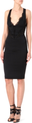 ROBERTO CAVALLI Lace-detail dress