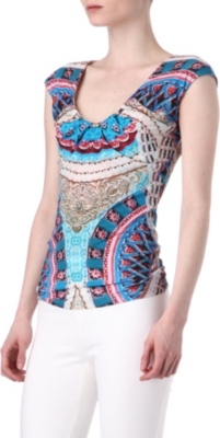ROBERTO CAVALLI Rc c top slvls demi