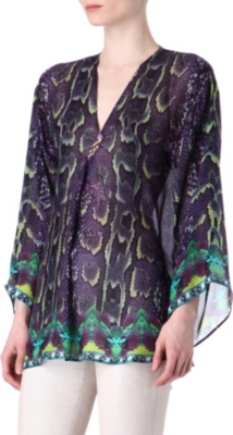 ROBERTO CAVALLI Snake print kaftan