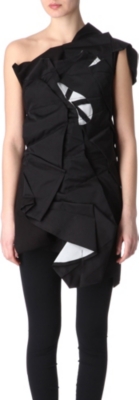 COMME DES GARCONS Layered and pleated dress
