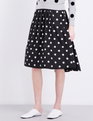 comme de garcon polka dot shoes