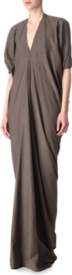 RICK OWENS Long cocoon dress