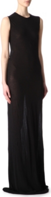 RICK OWENS Cotton-jersey maxi dress