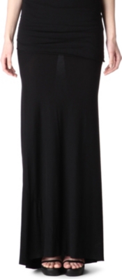 RICK OWENS Drape-back maxi skirt