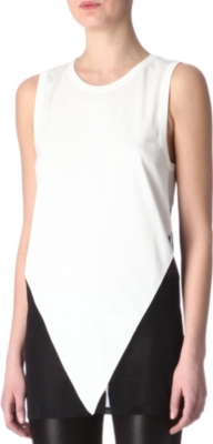 GARETH PUGH Sheer-back top