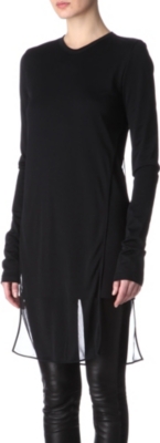 GARETH PUGH Mesh layered top
