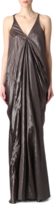 RICK OWENS Aurora metallic gown