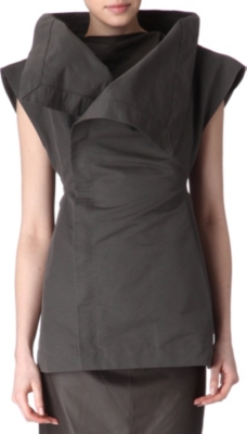 RICK OWENS Asymmetric jacket