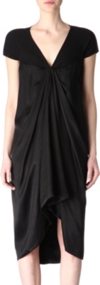 RICK OWENS Satin-twill dress