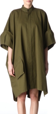 YOHJI YAMAMOTO Oversized cotton shirt dress