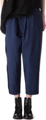 YOHJI YAMAMOTO Wide-leg cropped trousers