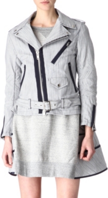 SACAI Peplum biker jacket
